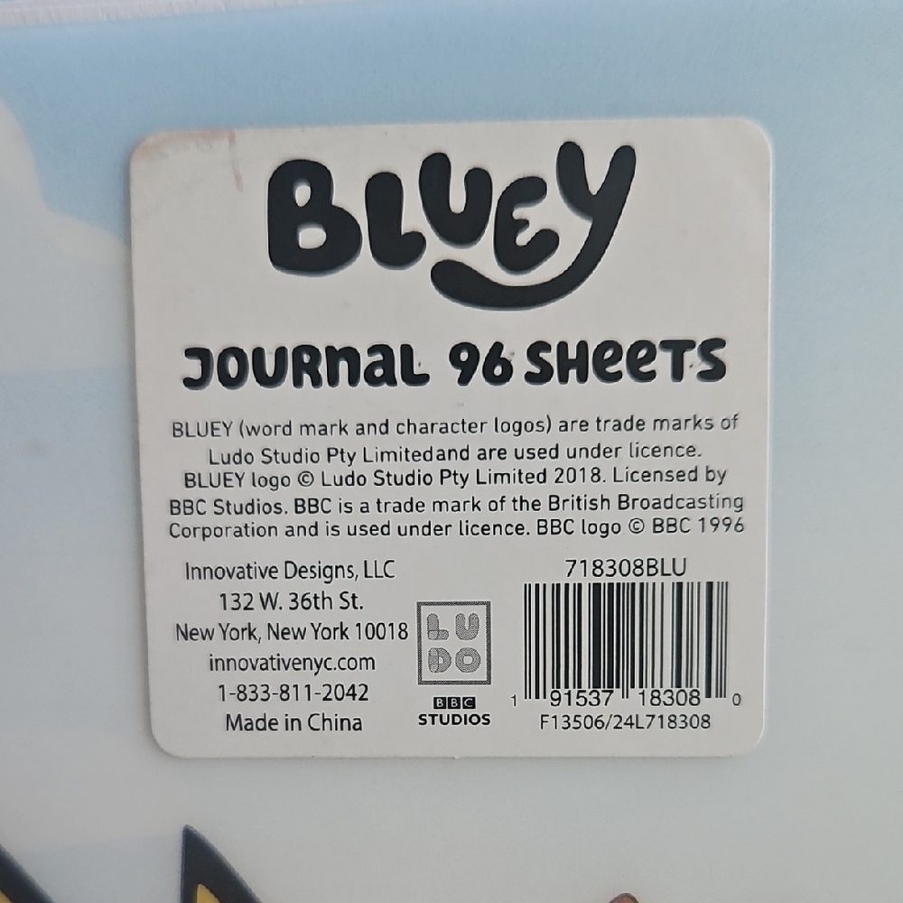 Bluey Spiral Notebook with Tabs - Picture 4 of 4